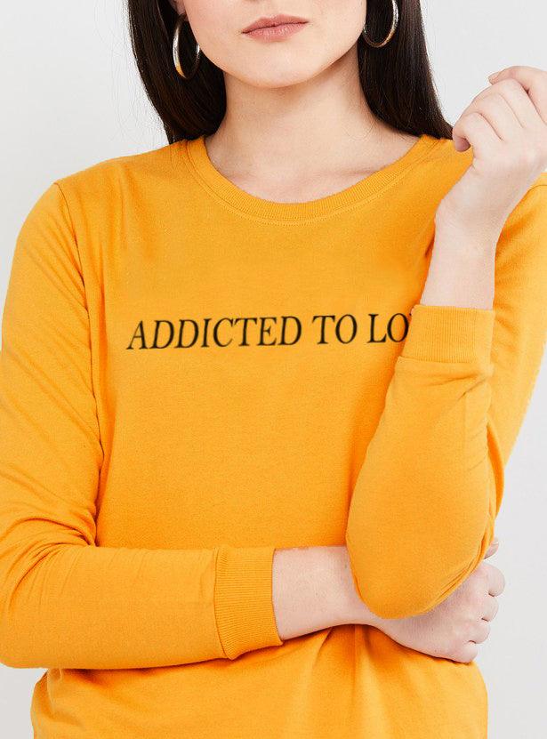 Womens Full Sleeve Printed Sweatshirt - Young Trendz