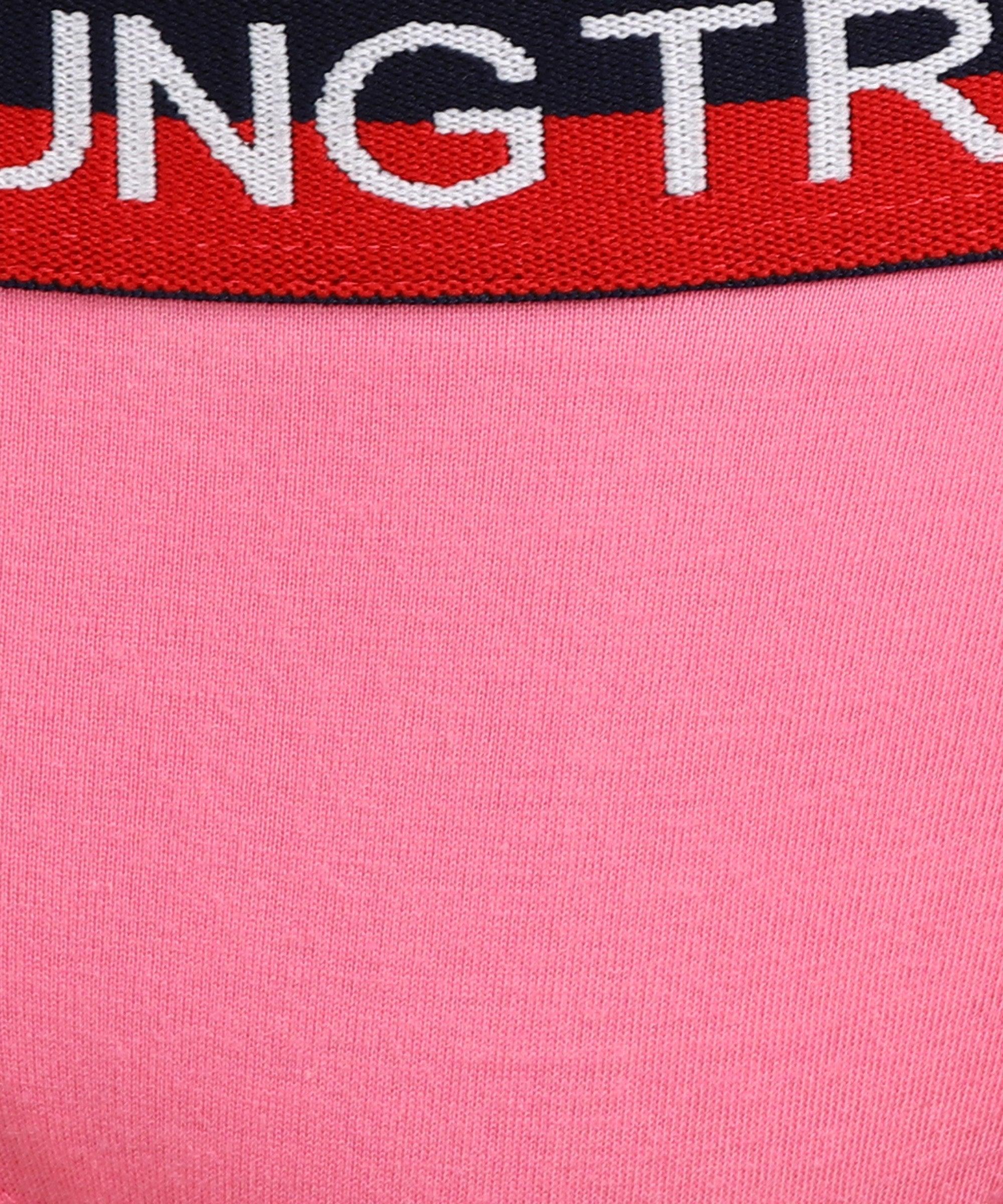 Young Trendz Women Love Elastic Hipster Pink colour Panty - Organic Cotton - Young Trendz