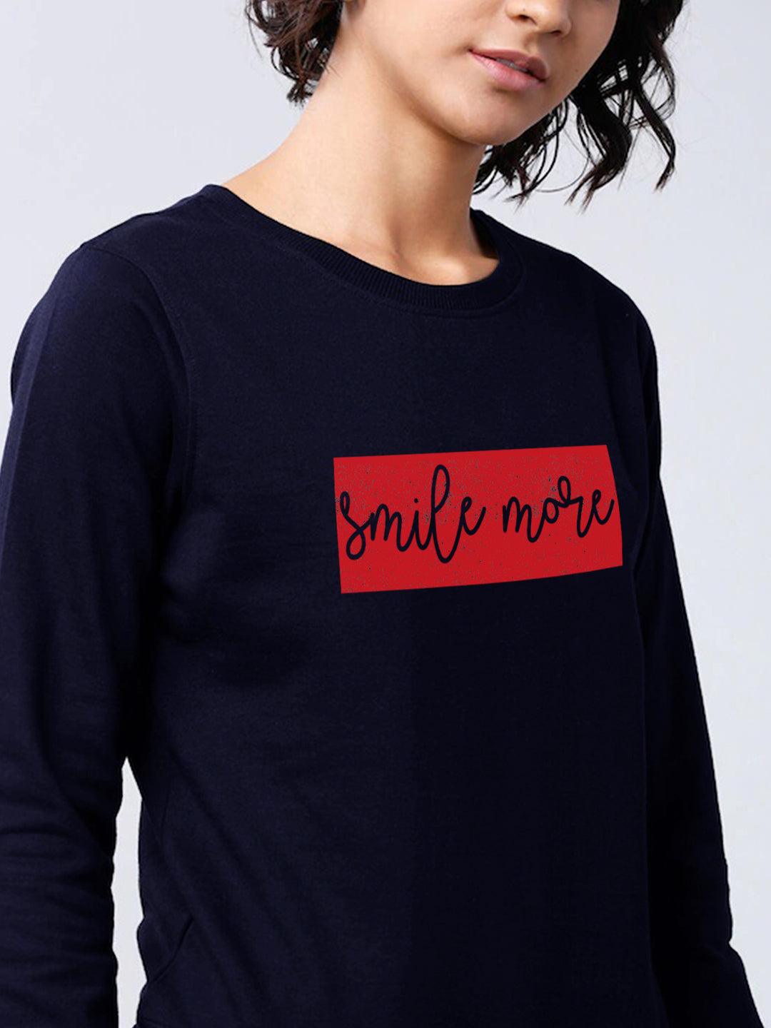 Womens Full Sleeve Printed Sweatshirt - Young Trendz