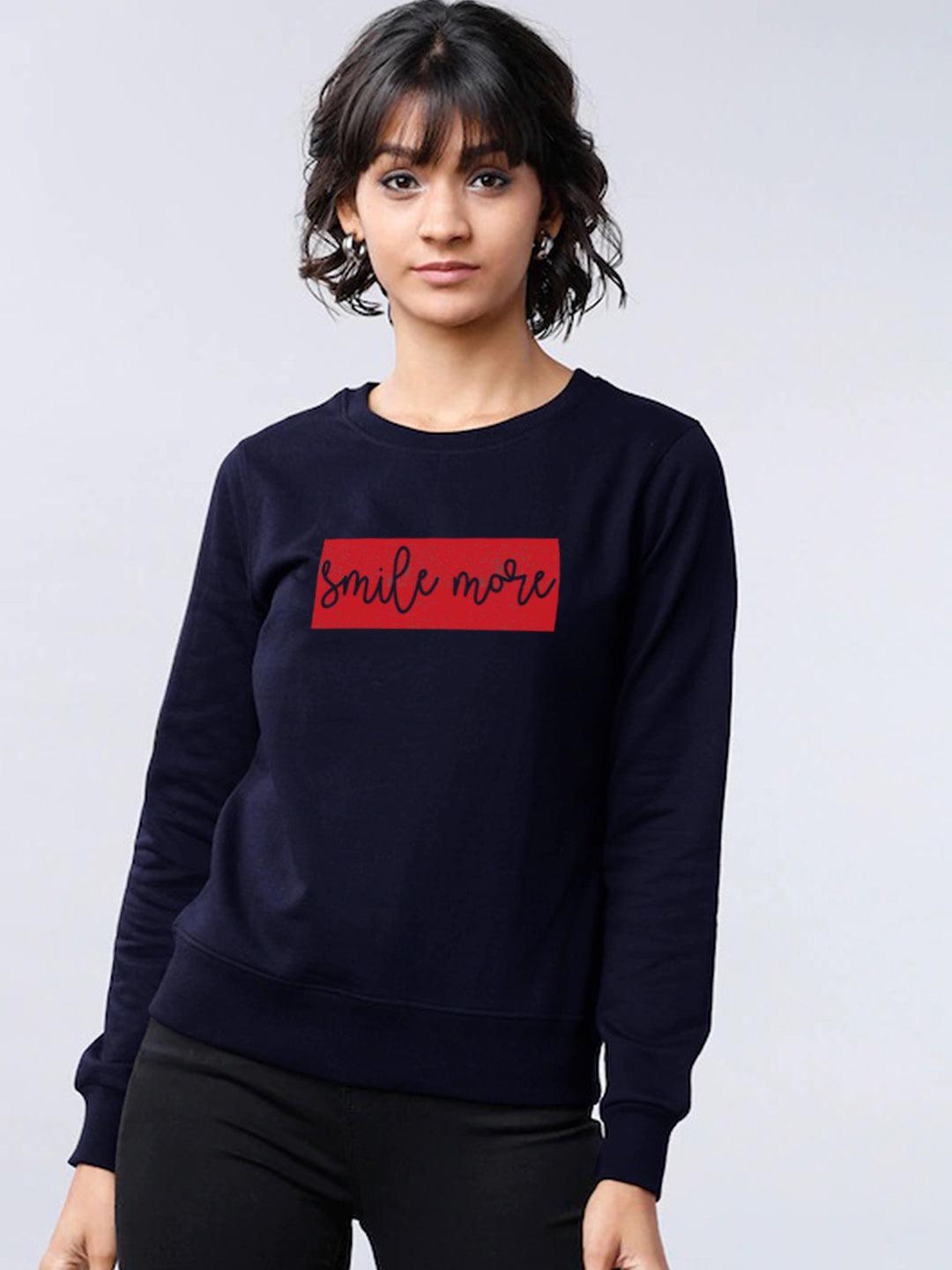 Womens Full Sleeve Printed Sweatshirt - Young Trendz