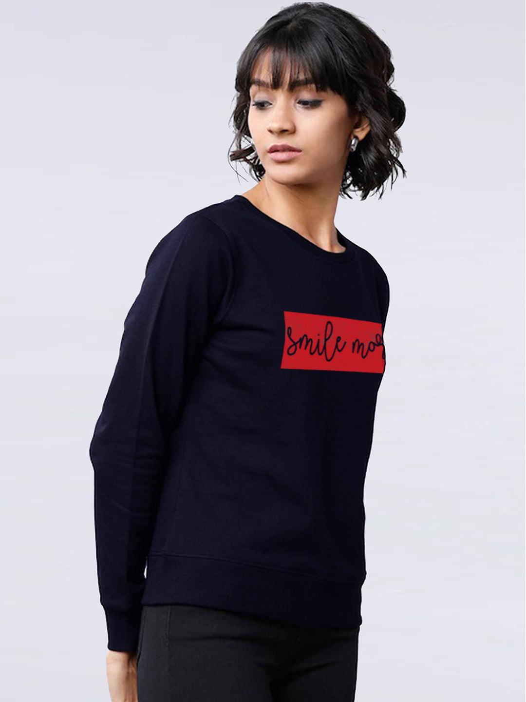 Womens Full Sleeve Printed Sweatshirt - Young Trendz