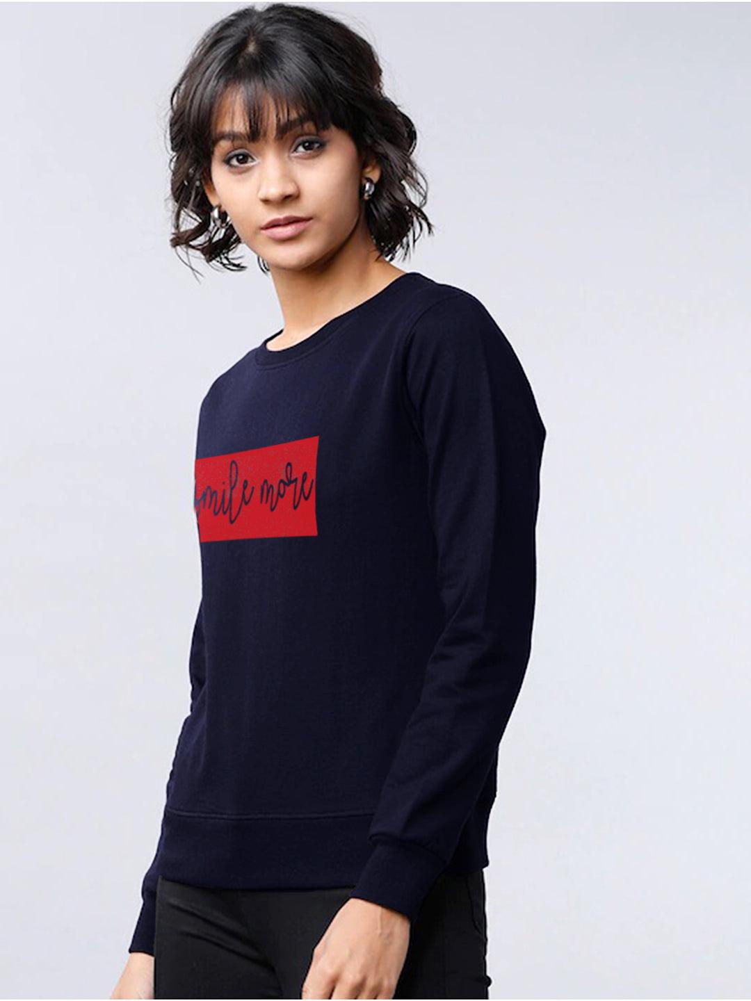 Womens Full Sleeve Printed Sweatshirt - Young Trendz