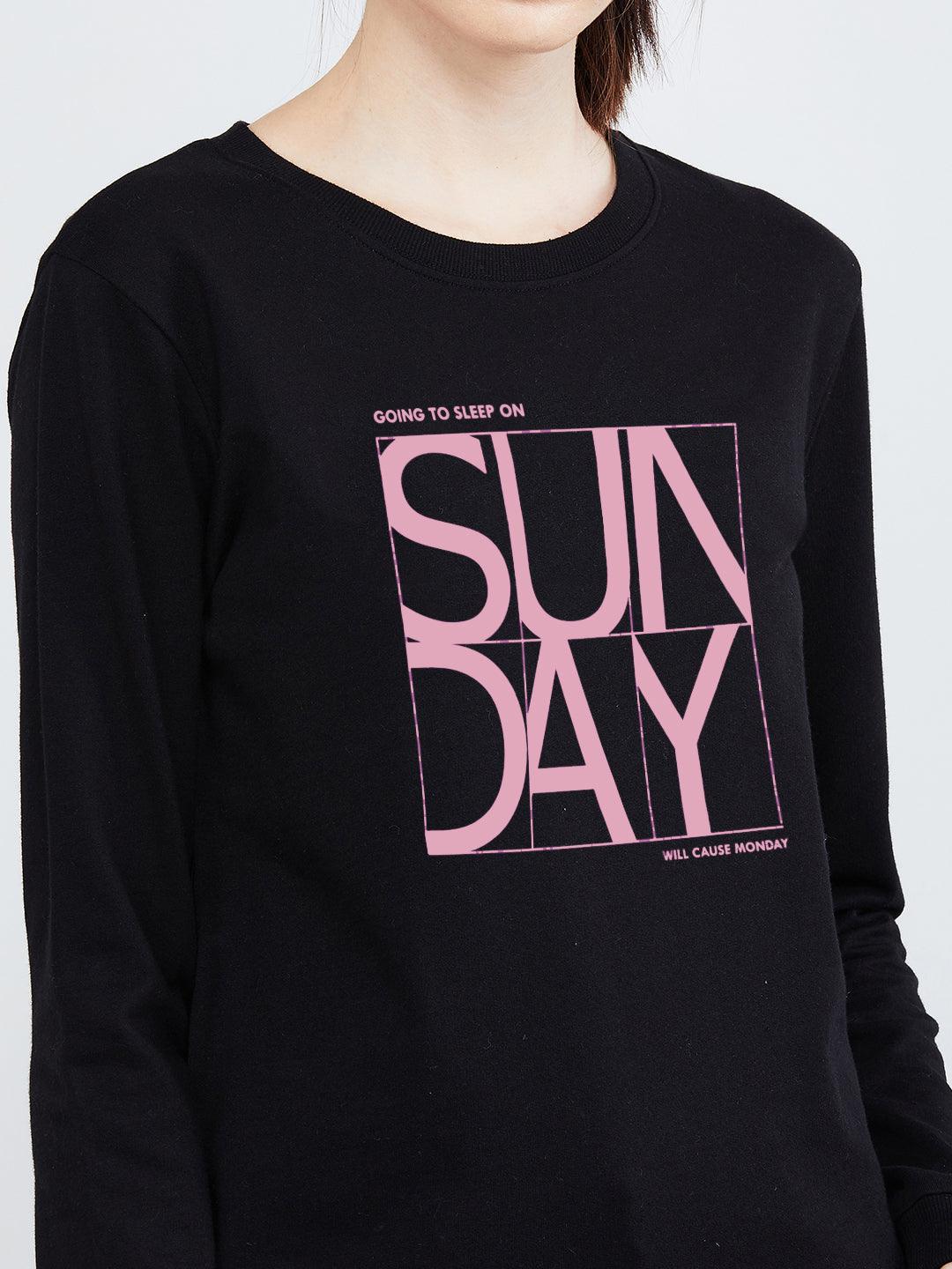 Womens Full Sleeve Printed Sweatshirt - Young Trendz