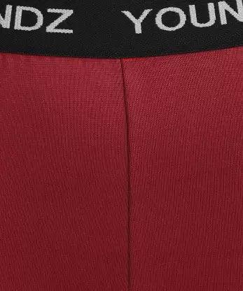 Women 3/4th/Calf Length Tights (Black, Maroon) - Young Trendz