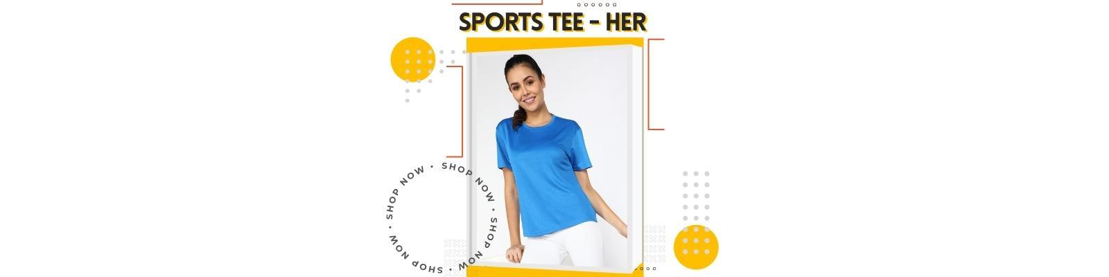 WOMEN'S SPORTS TEE - Young Trendz