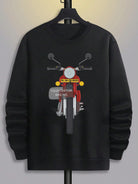 Rider's Pride: High-Quality Biker Unisex Sweatshirts with Custom Number Plate - Young Trendz