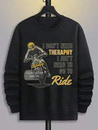 Rider's Pride: High-Quality Biker Unisex Sweatshirts with Custom Number Plate - Young Trendz