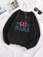 Pawsitively Adorable: Cat Lovers' Printed Unisex Sweatshirt – Cozy Up in Feline Fashion! - Young Trendz