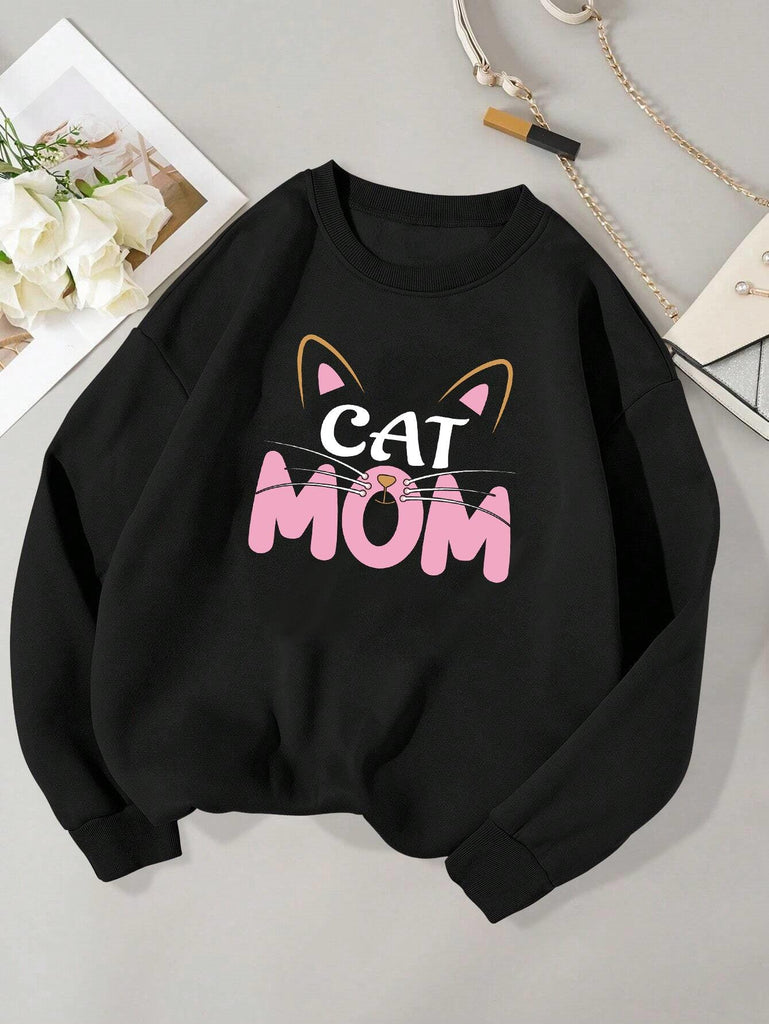 Pawsitively Adorable: Cat Lovers' Printed Unisex Sweatshirt – Cozy Up in Feline Fashion! - Young Trendz