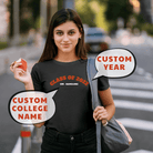 Custom 'Class of [Custom Year]' Cotton T-Shirt – Your Year, Your Crew, Your Shirts - Young Trendz