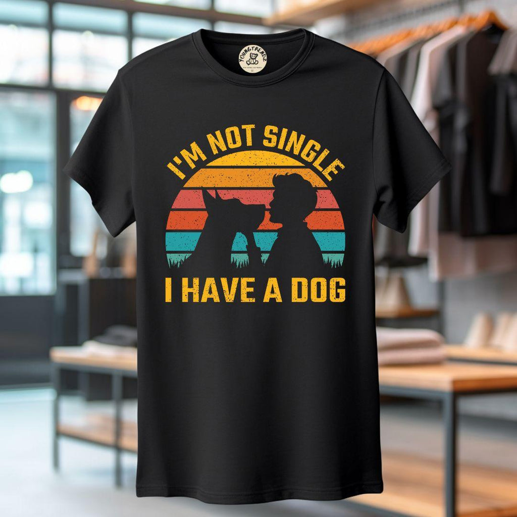 Retro - I Have A Dog Printed T-shirt for Men & Women - Young Trendz