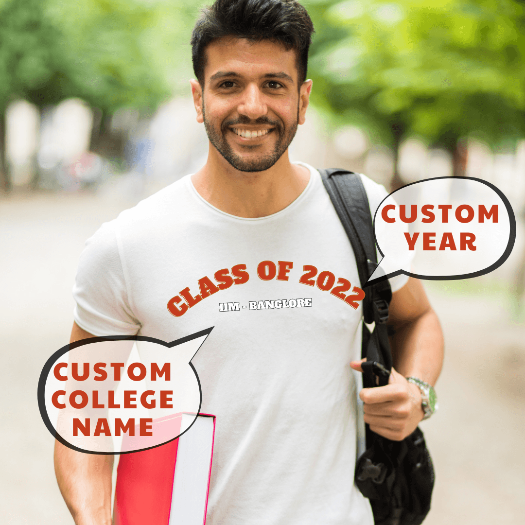 Custom 'Class of [Custom Year]' Cotton T-Shirt – Your Year, Your Crew, Your Shirts - Young Trendz