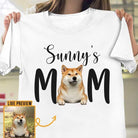 Personalized DOG/CAT MOM T-Shirt With Your Pet’s Photo and Name - Young Trendz