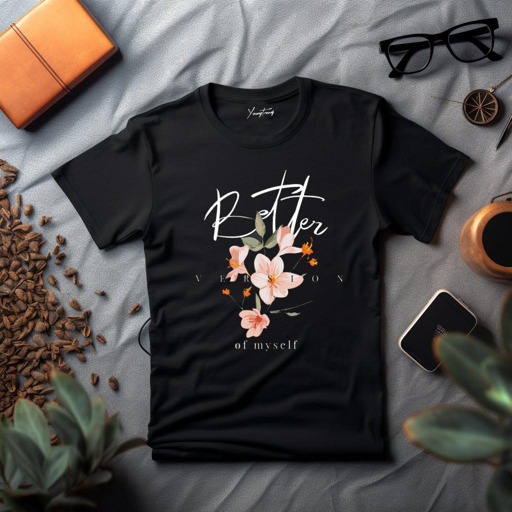 Chic & Charismatic - Women's Printed Round Neck Tees Collection - Young Trendz