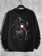 Rider's Pride: High-Quality Biker Unisex Sweatshirts with Custom Number Plate - Young Trendz