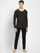 Ultimate Warmth: Men's Thermal Pants for Winter Comfort - (Black) - Young Trendz