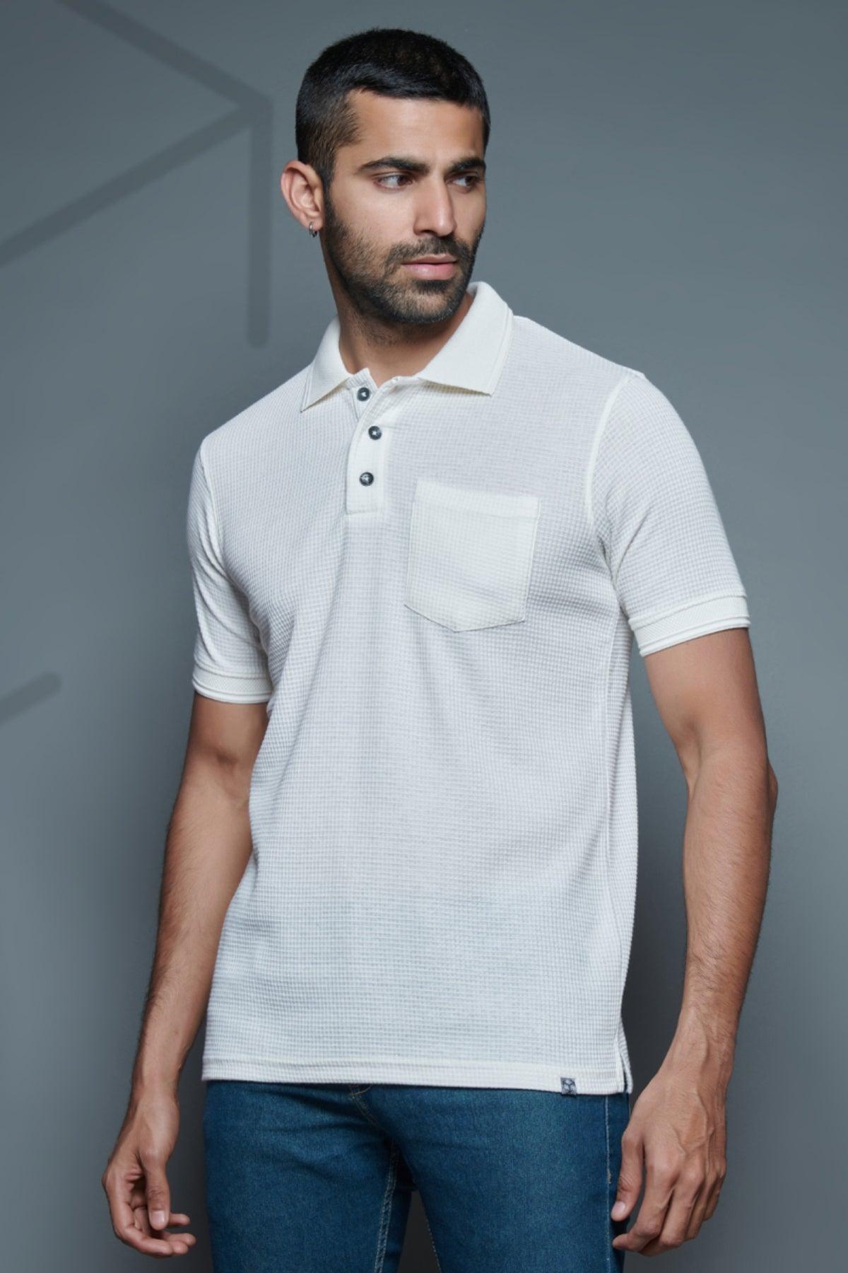 Pocket Perfection: Trendy Solid Plain Polo Tee – High-Volume Style for Every Wardrobe! - Young Trendz