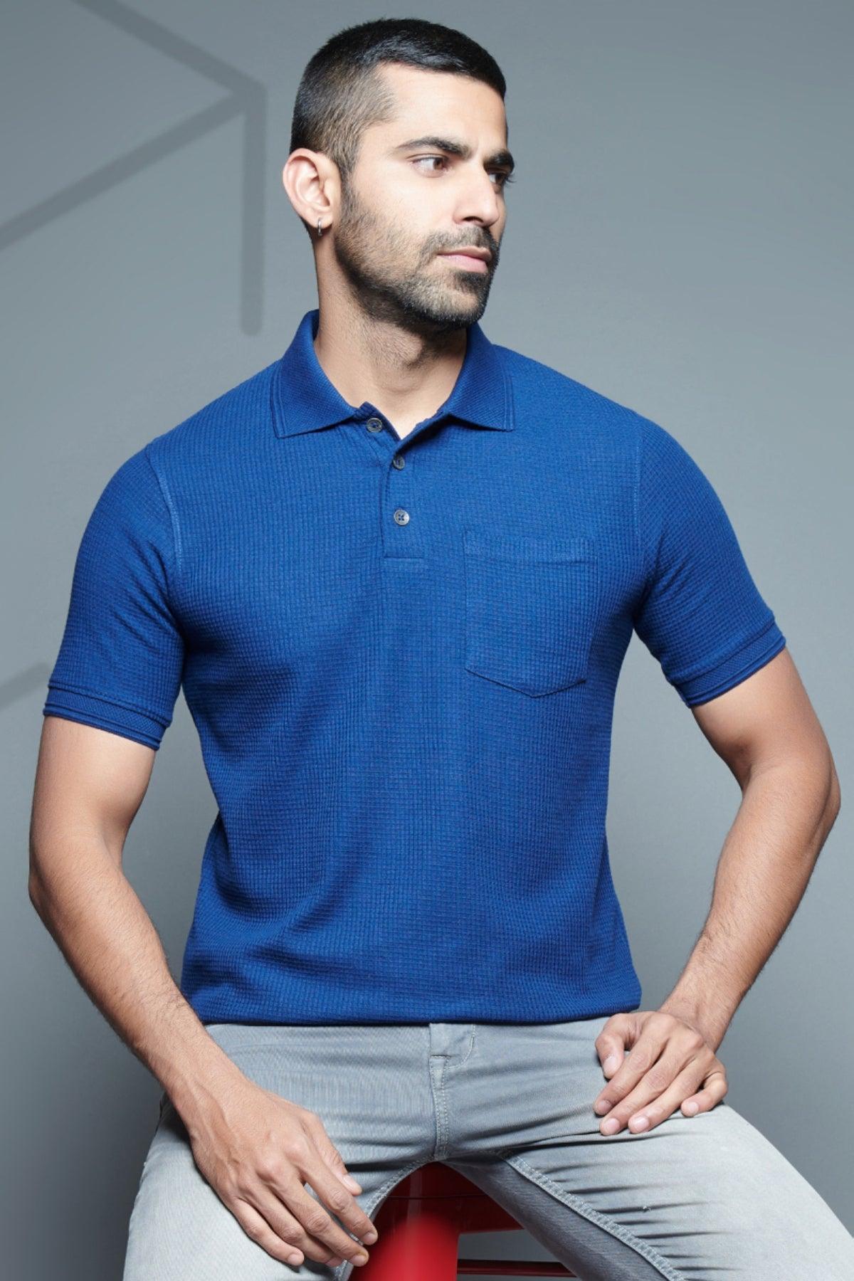 Pocket Perfection: Trendy Solid Plain Polo Tee – High-Volume Style for Every Wardrobe! - Young Trendz