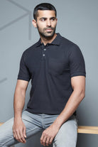 Pocket Perfection: Trendy Solid Plain Polo Tee – High-Volume Style for Every Wardrobe! - Young Trendz