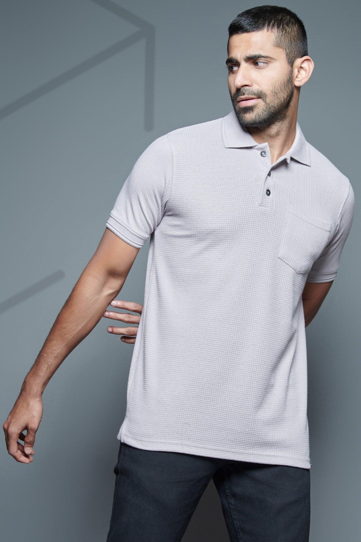 Pocket Perfection: Trendy Solid Plain Polo Tee – High-Volume Style for Every Wardrobe! - Young Trendz