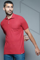 Pocket Perfection: Trendy Solid Plain Polo Tee – High-Volume Style for Every Wardrobe! - Young Trendz