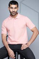 Sophisticated Polo - Premium Textured Knit Tailored Fit Tee - Young Trendz