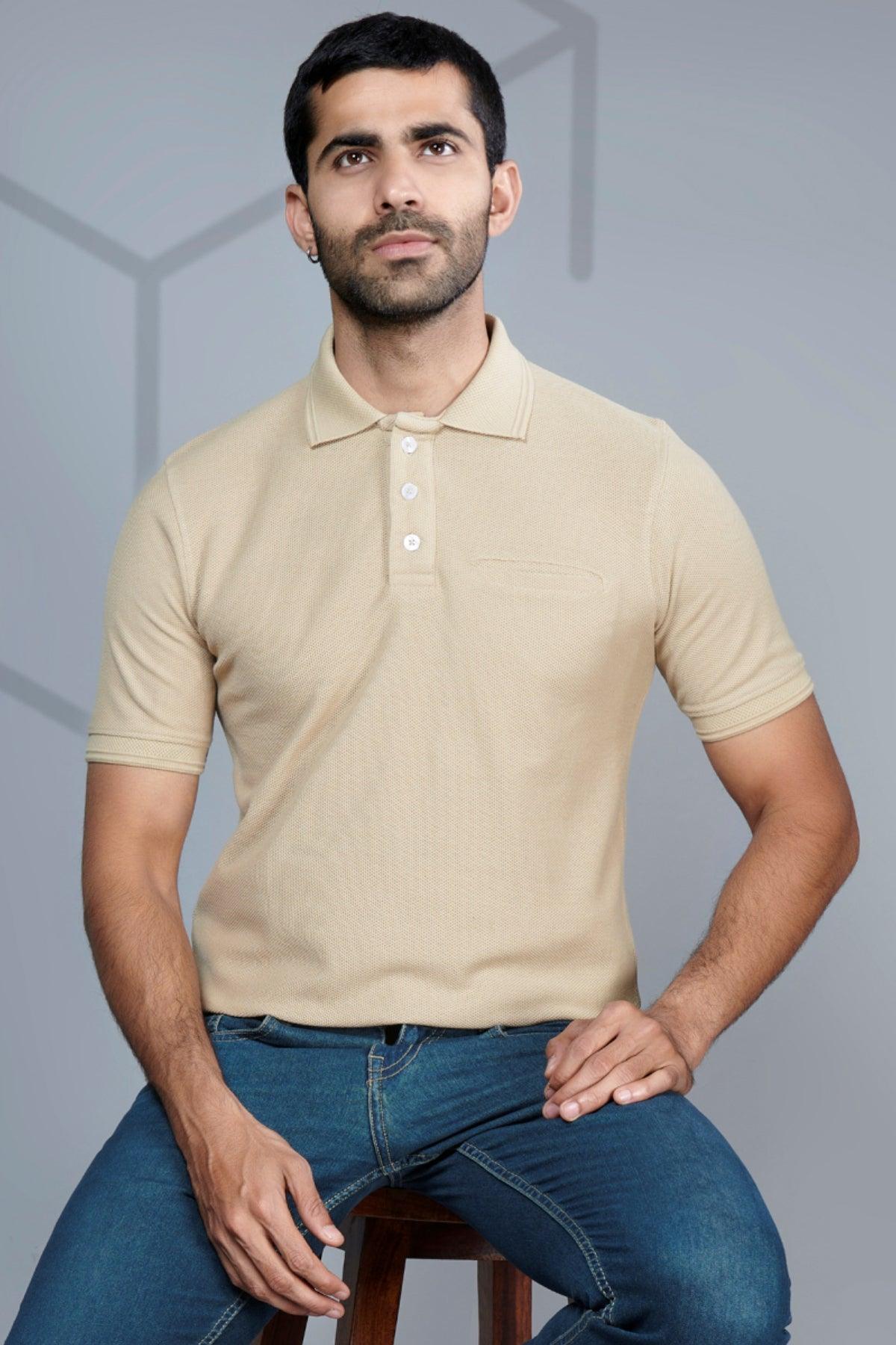 Pocket Perfect: Solid Polo Tees – Trendy, Versatile, and Ready for Anything! - Young Trendz