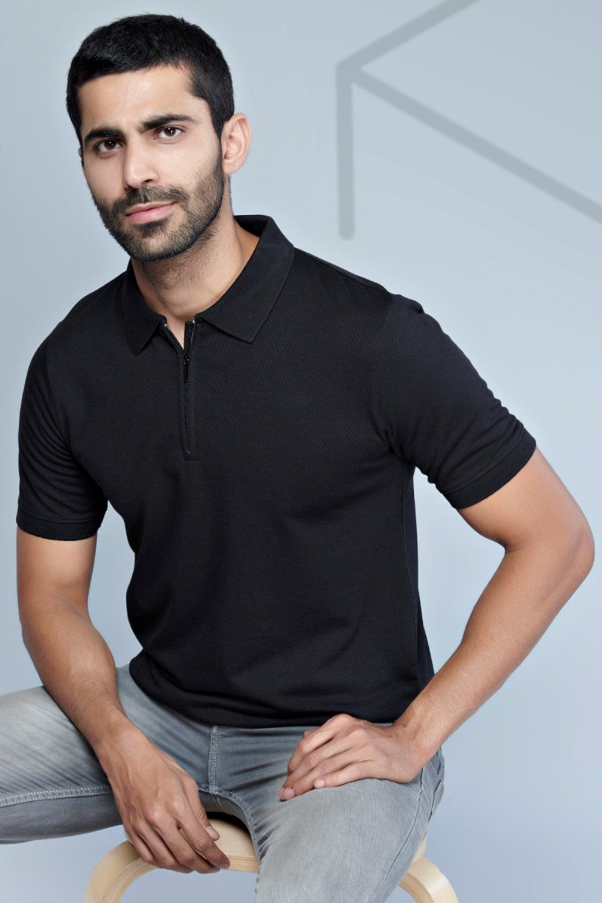 Essential Elegance: Solid Polo Tees for Effortless Style! - Young Trendz