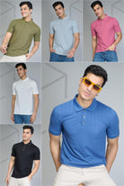 Ultimate Elegance: Solid Polo Tees in Every Shade You Crave! - Young Trendz