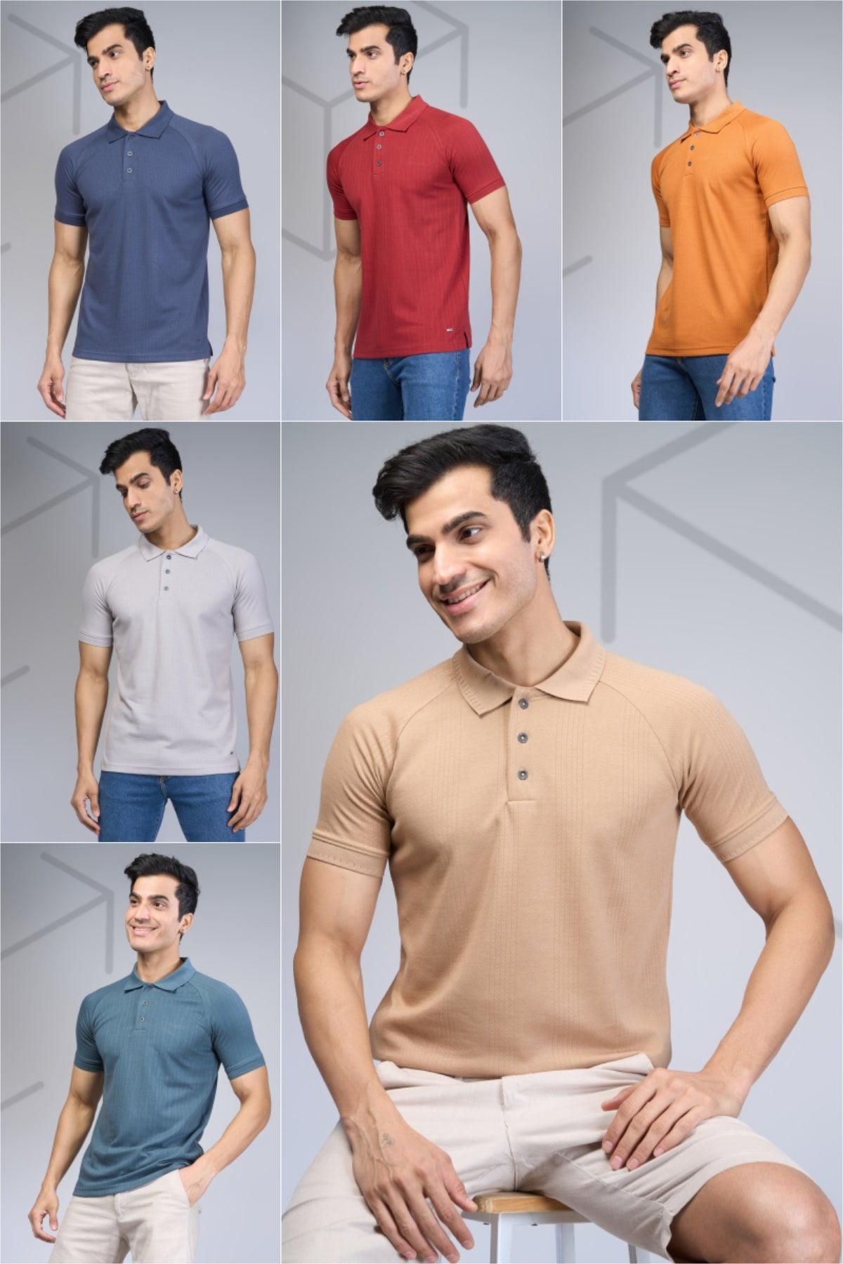 Ultimate Style: Solid Plain Polo Tees in High-Fashion Hues - Young Trendz