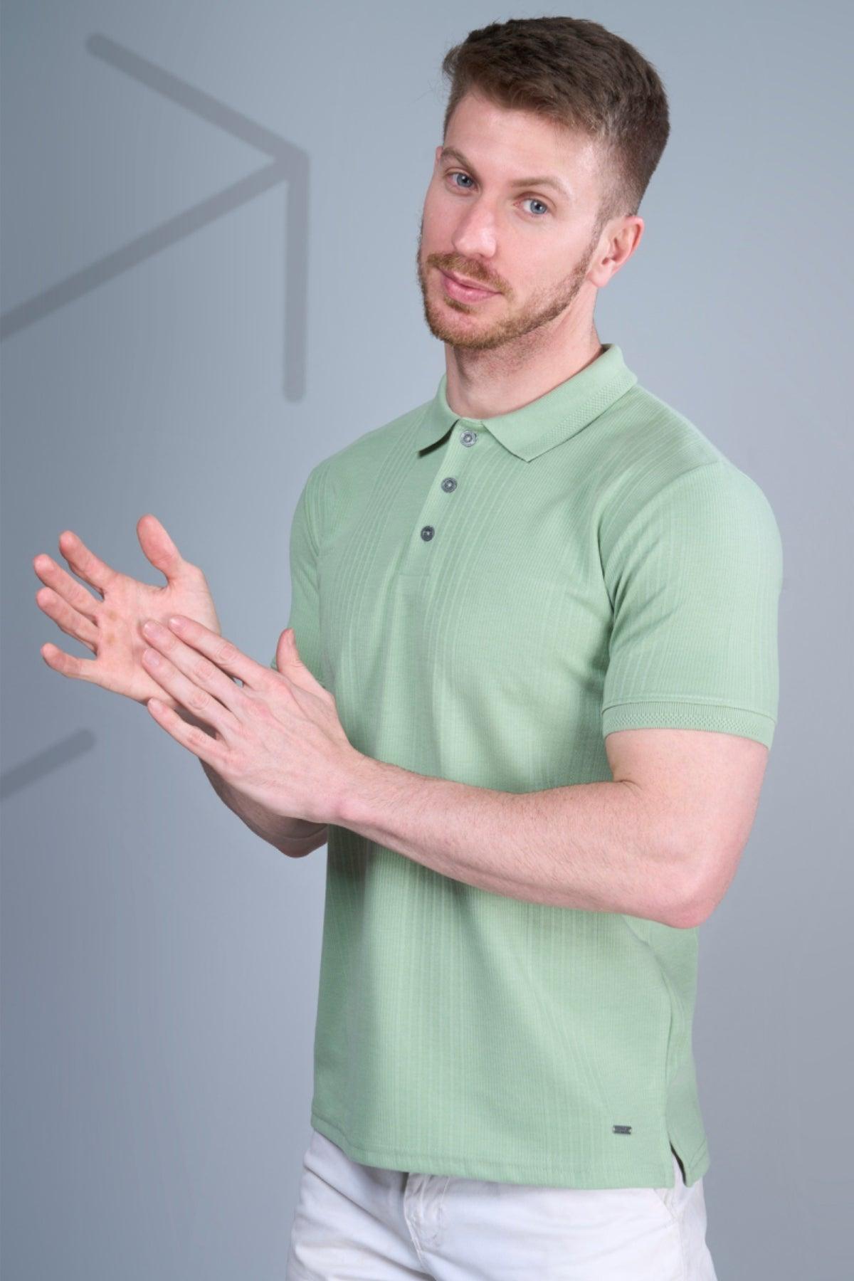 Essential Elegance: Solid Polo Tees in Every Hue - Young Trendz