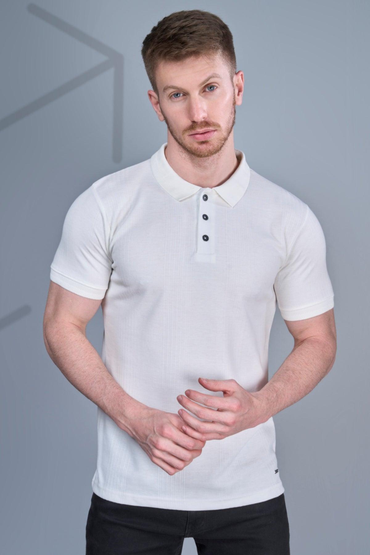 Essential Elegance: Solid Polo Tees in Every Hue - Young Trendz