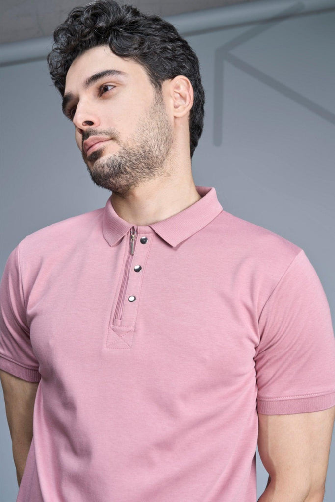 Essential Elegance: Solid Polo Tees for Effortless Style! - Young Trendz