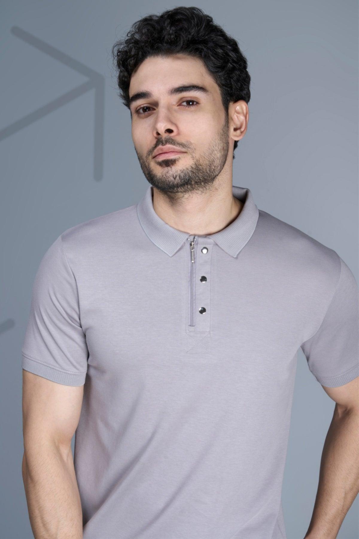 Essential Elegance: Solid Polo Tees for Effortless Style! - Young Trendz