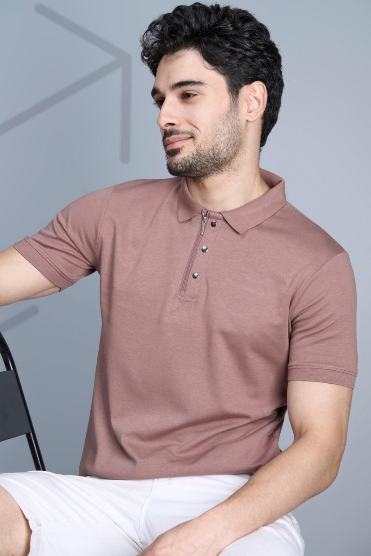 Essential Elegance: Solid Polo Tees for Effortless Style! - Young Trendz