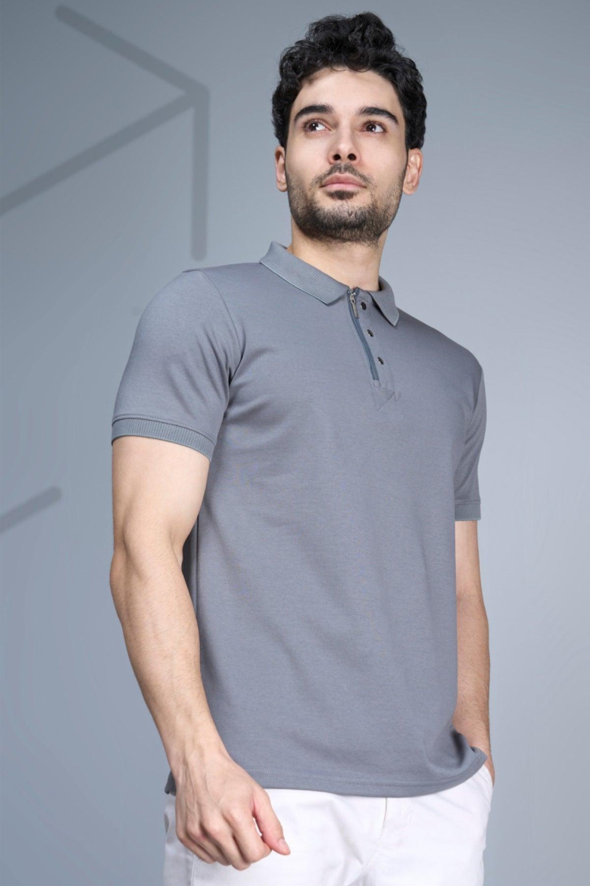 Essential Elegance: Solid Polo Tees for Effortless Style! - Young Trendz