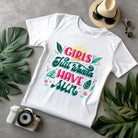 Charismatic & Chic - Women's Printed Round Neck Tees Collection - Young Trendz