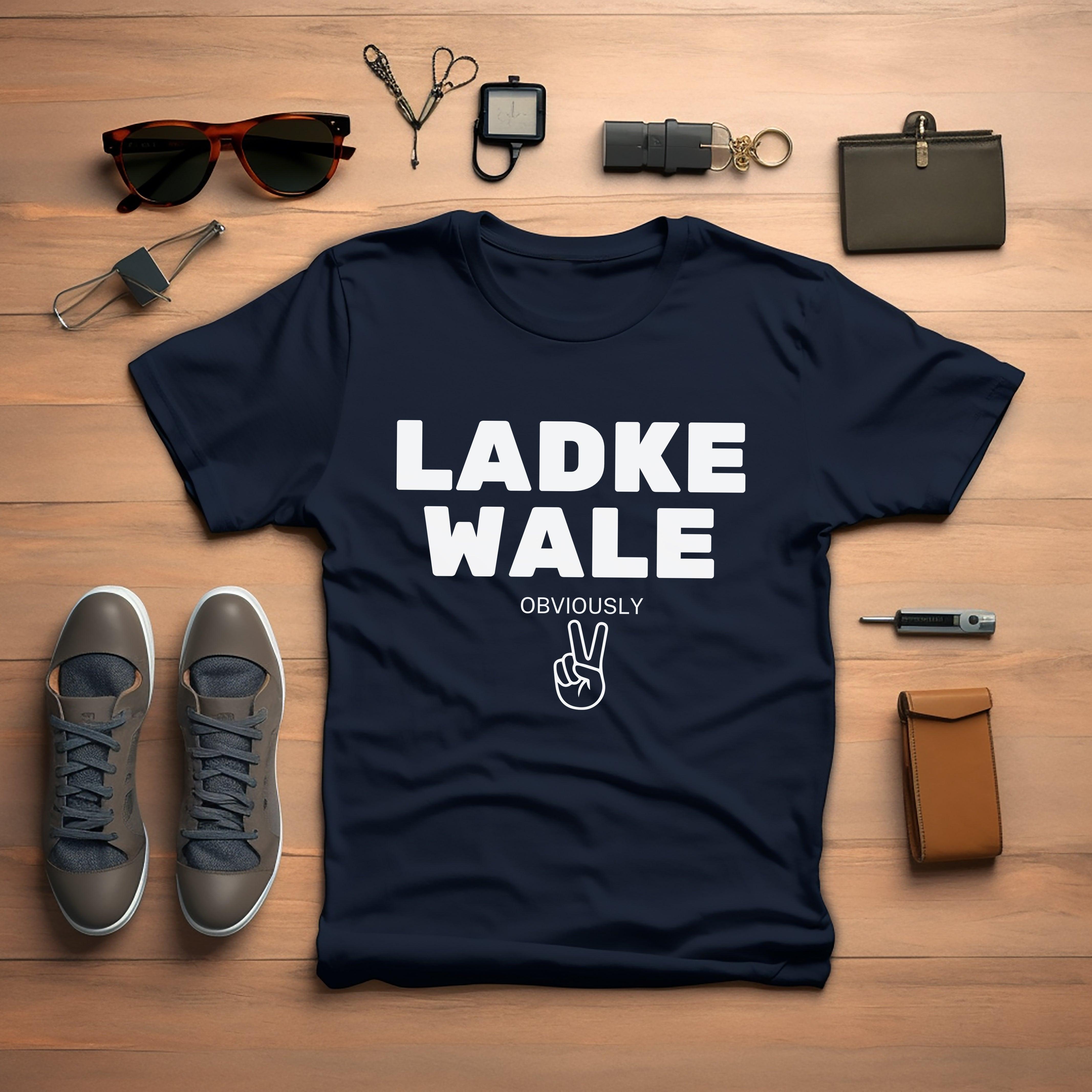 Trendy Marriage-Themed Printed T-Shirts for Men - (Black) - Young Trendz