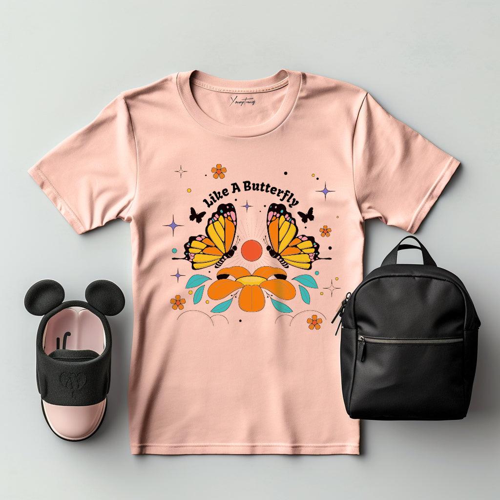 Charismatic & Chic - Women's Printed Round Neck Tees Collection - Young Trendz