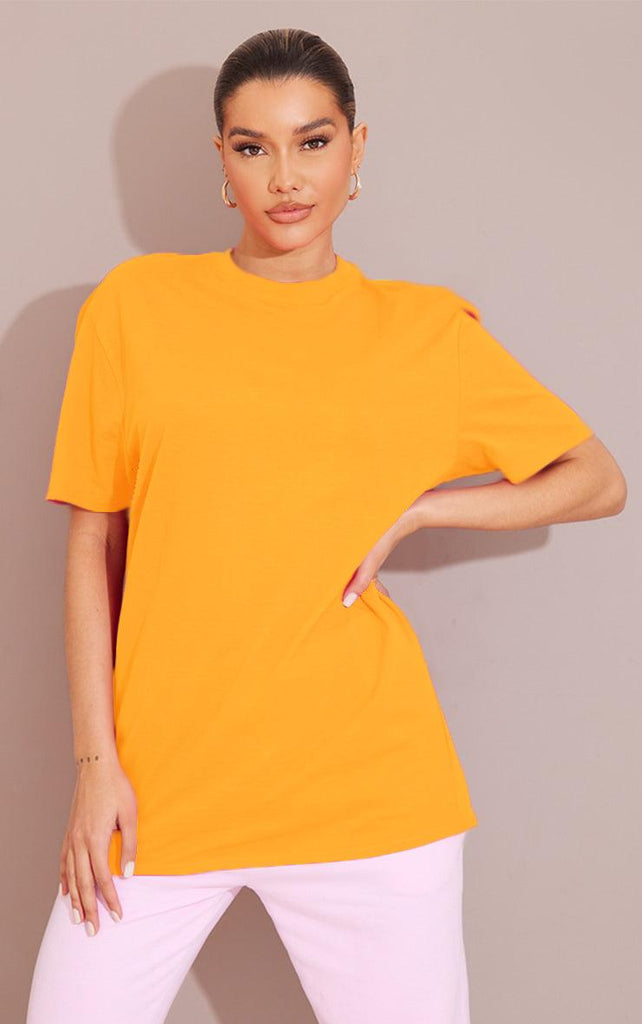 Effortless Elegance: The Perfect Oversized Comfort for Women - (Mustard) - Young Trendz