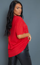 Effortless Elegance: The Perfect Oversized Comfort for Women - (Red) - Young Trendz