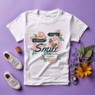 Charismatic & Chic - Women's Printed Round Neck Tees Collection - Young Trendz