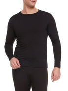 Warmth Redefined: Men's Thermal Tops for Every Adventure! - (Black) - Young Trendz