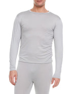 Warmth Redefined: Men's Thermal Tops for Every Adventure! - (Grey) - Young Trendz