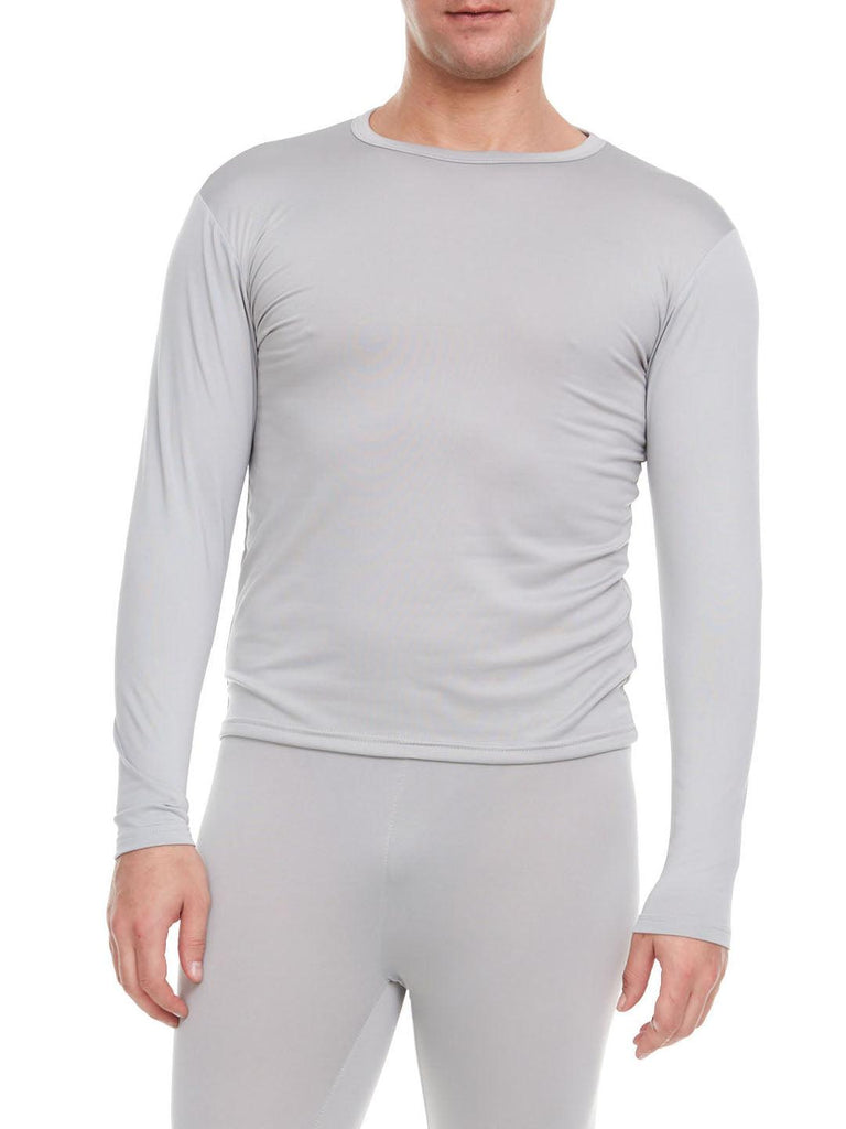 Warmth Redefined: Men's Thermal Tops for Every Adventure! - (Grey) - Young Trendz