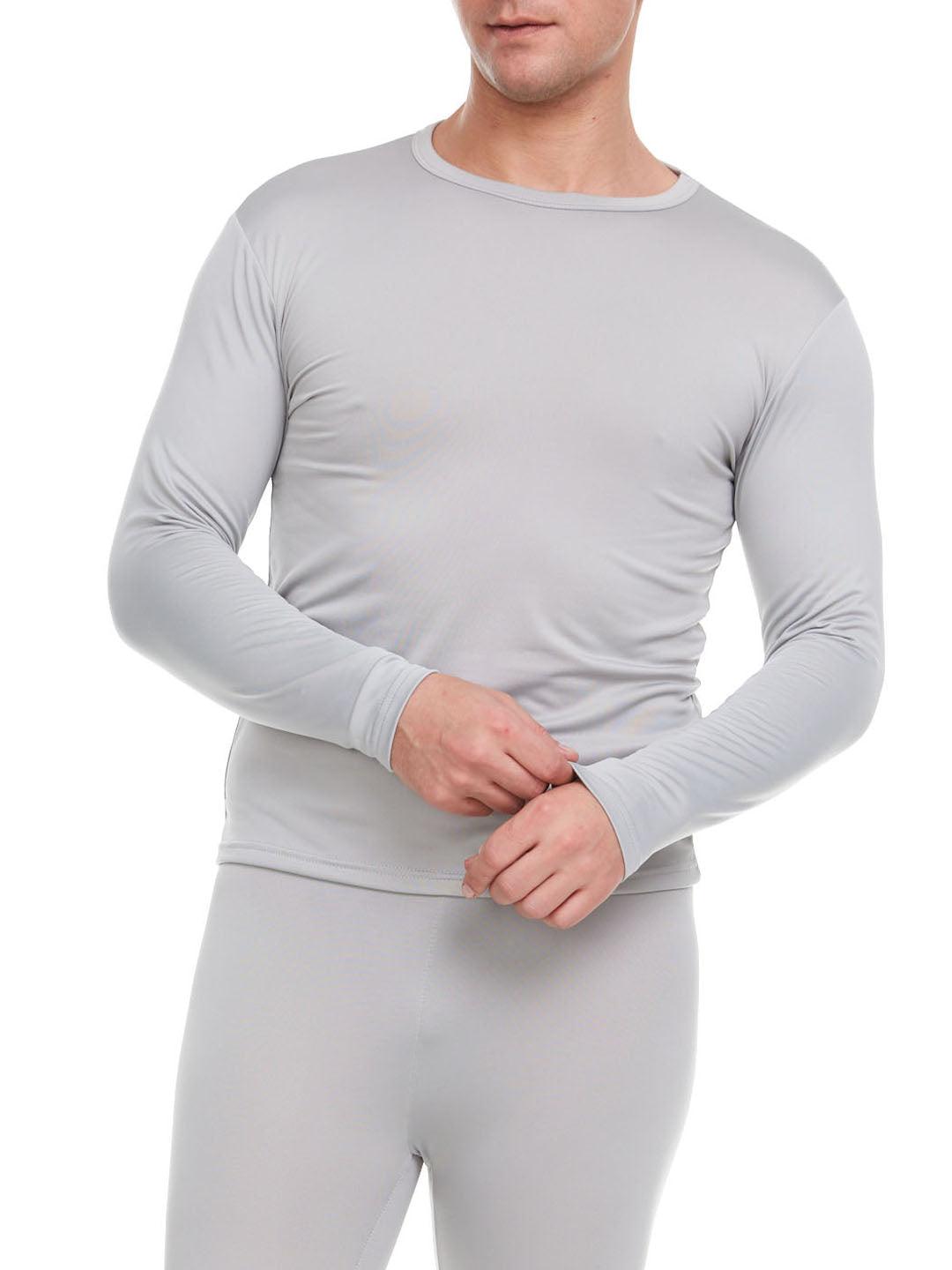 Warmth Redefined: Men's Thermal Tops for Every Adventure! - (Grey) - Young Trendz