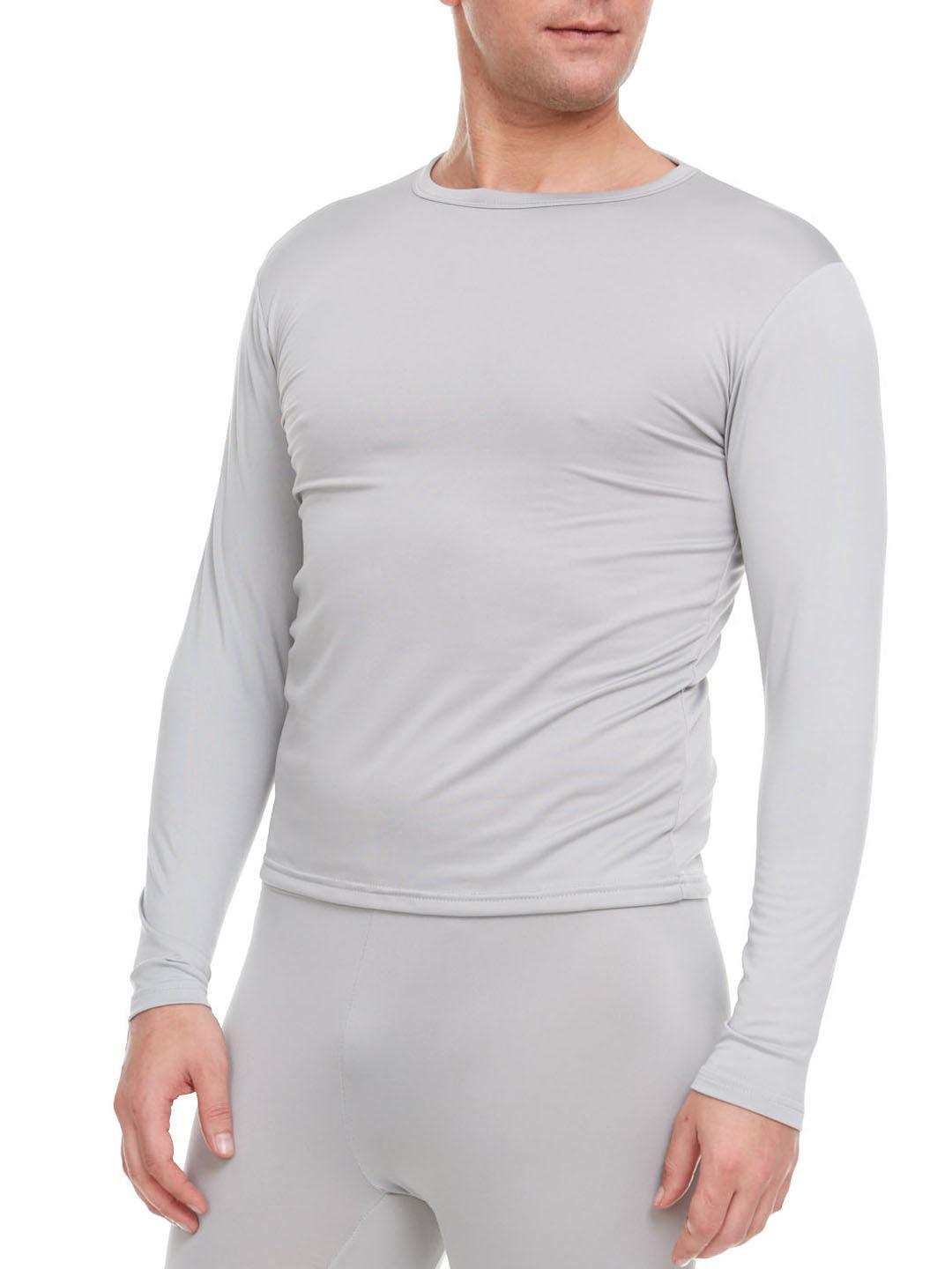 Warmth Redefined: Men's Thermal Tops for Every Adventure! - (Grey) - Young Trendz