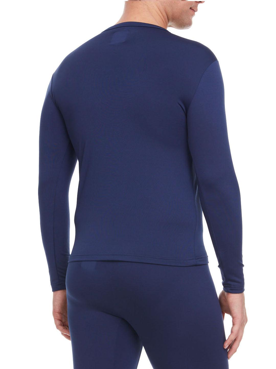 Warmth Redefined: Men's Thermal Tops for Every Adventure! - (Navy) - Young Trendz