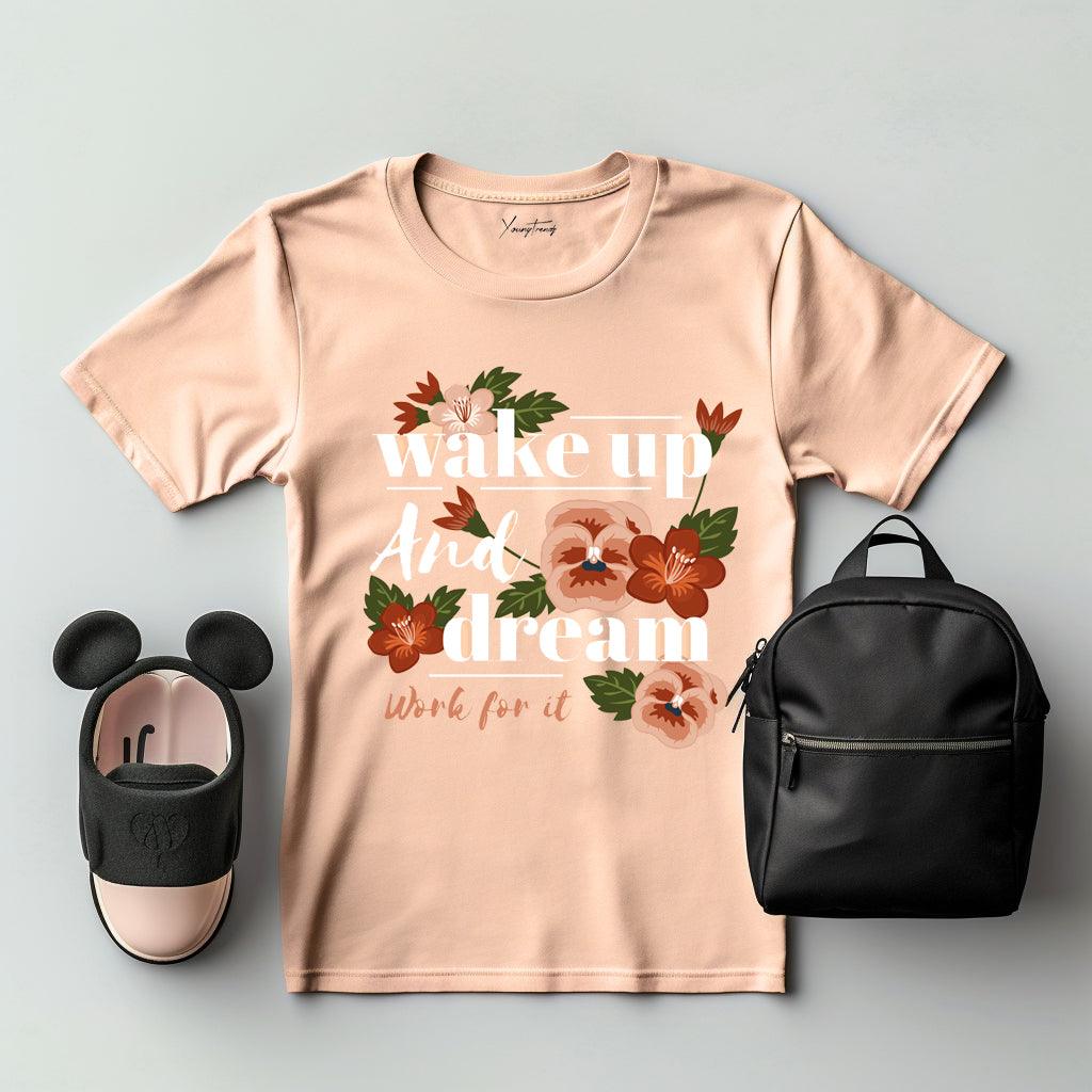 Charismatic & Chic - Women's Printed Round Neck Tees Collection - Young Trendz