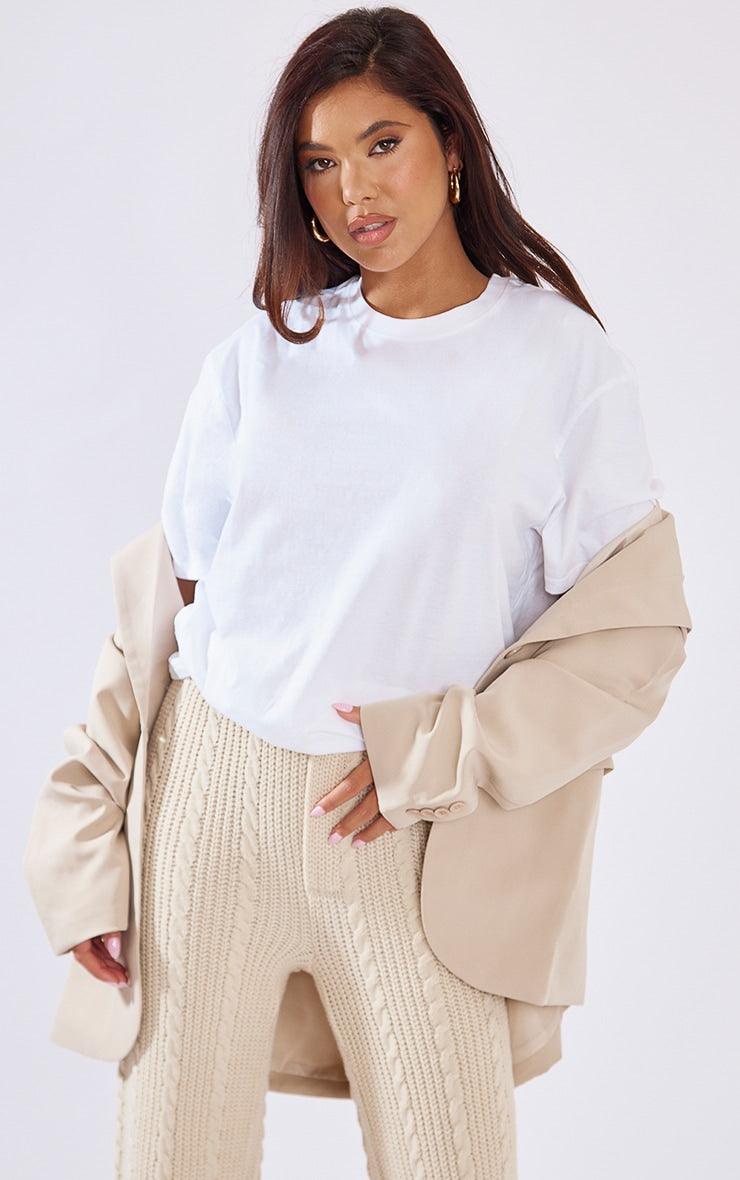 Effortless Elegance: The Perfect Oversized Comfort for Women - (White) - Young Trendz